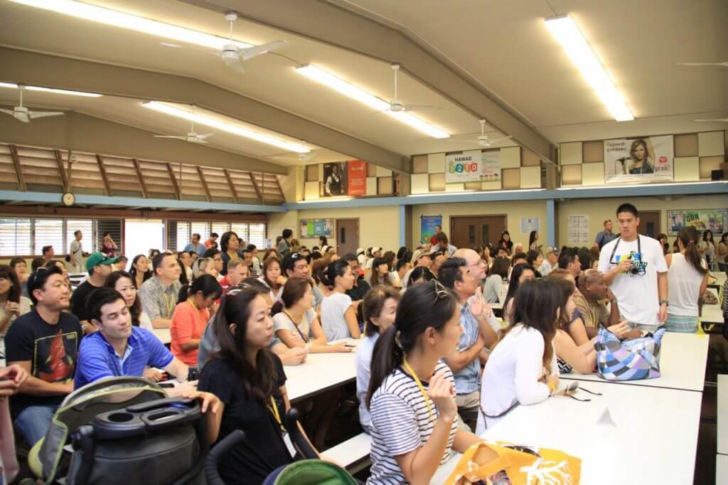 ハワイで大家：長男日本語補習校お遊戯会20141