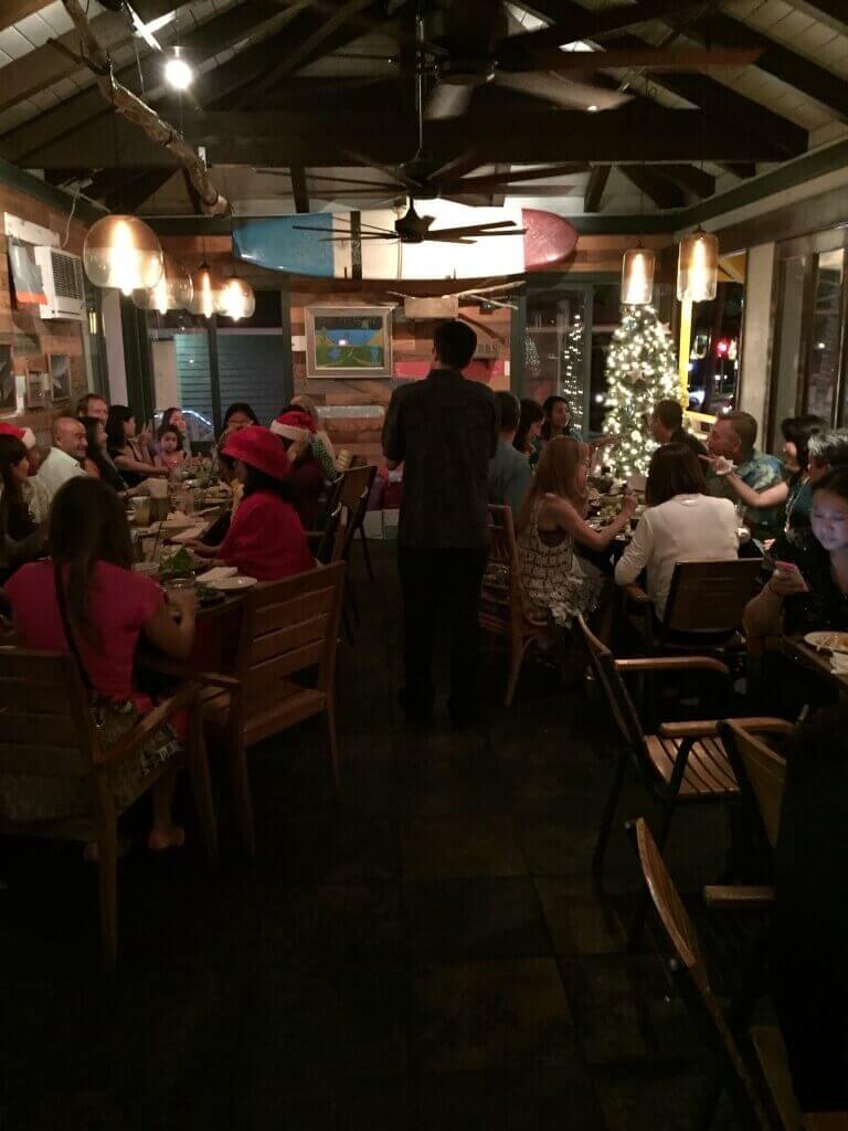 ハワイで大家：サチハワイクリスマスパーティ2014@Goofy Cafe