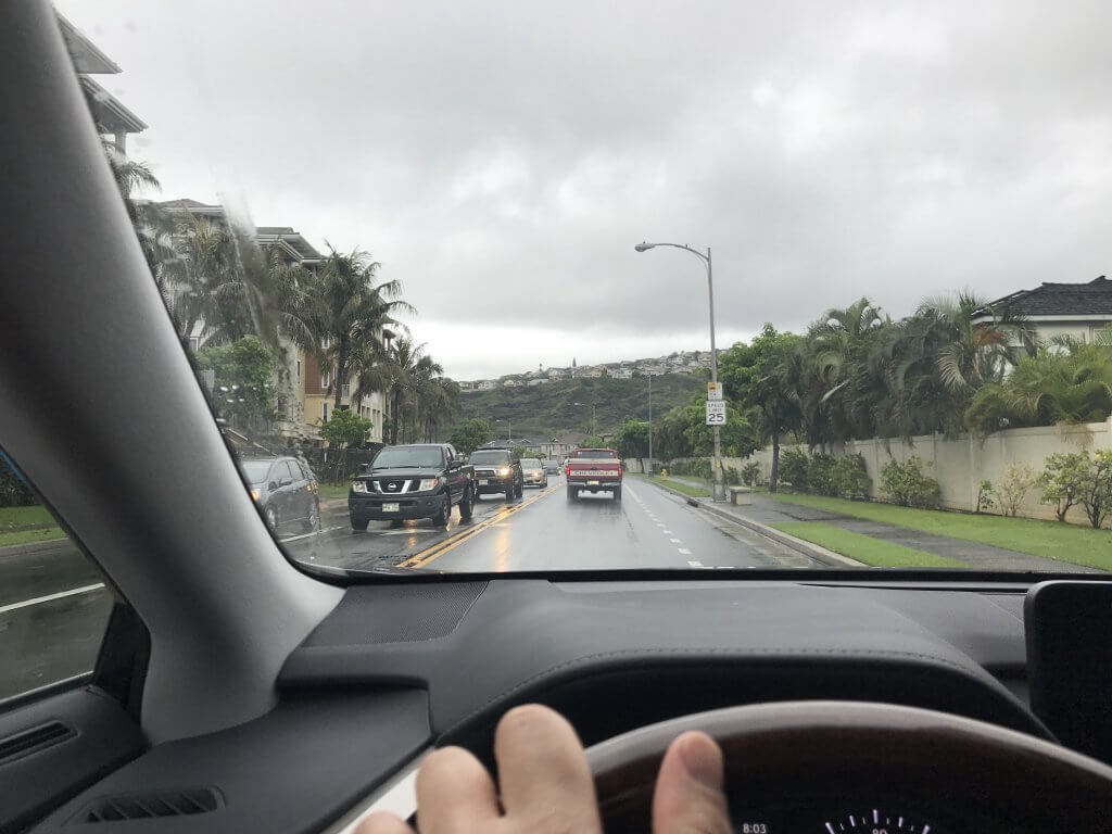 ハワイで大家：2018春休み終了 今週は雨ですね